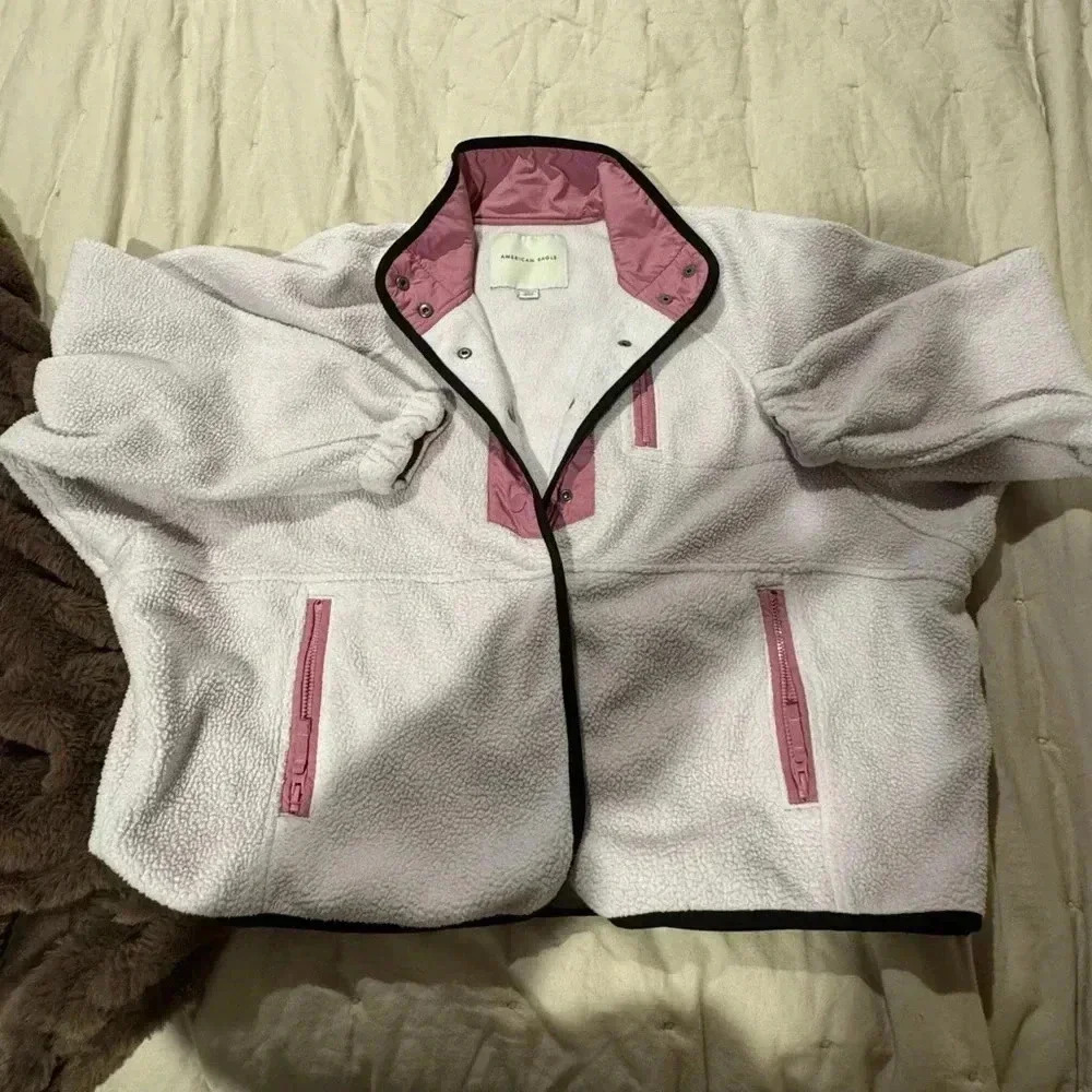 AMERICAN EAGLE BUTTON JACKET SIZE XS